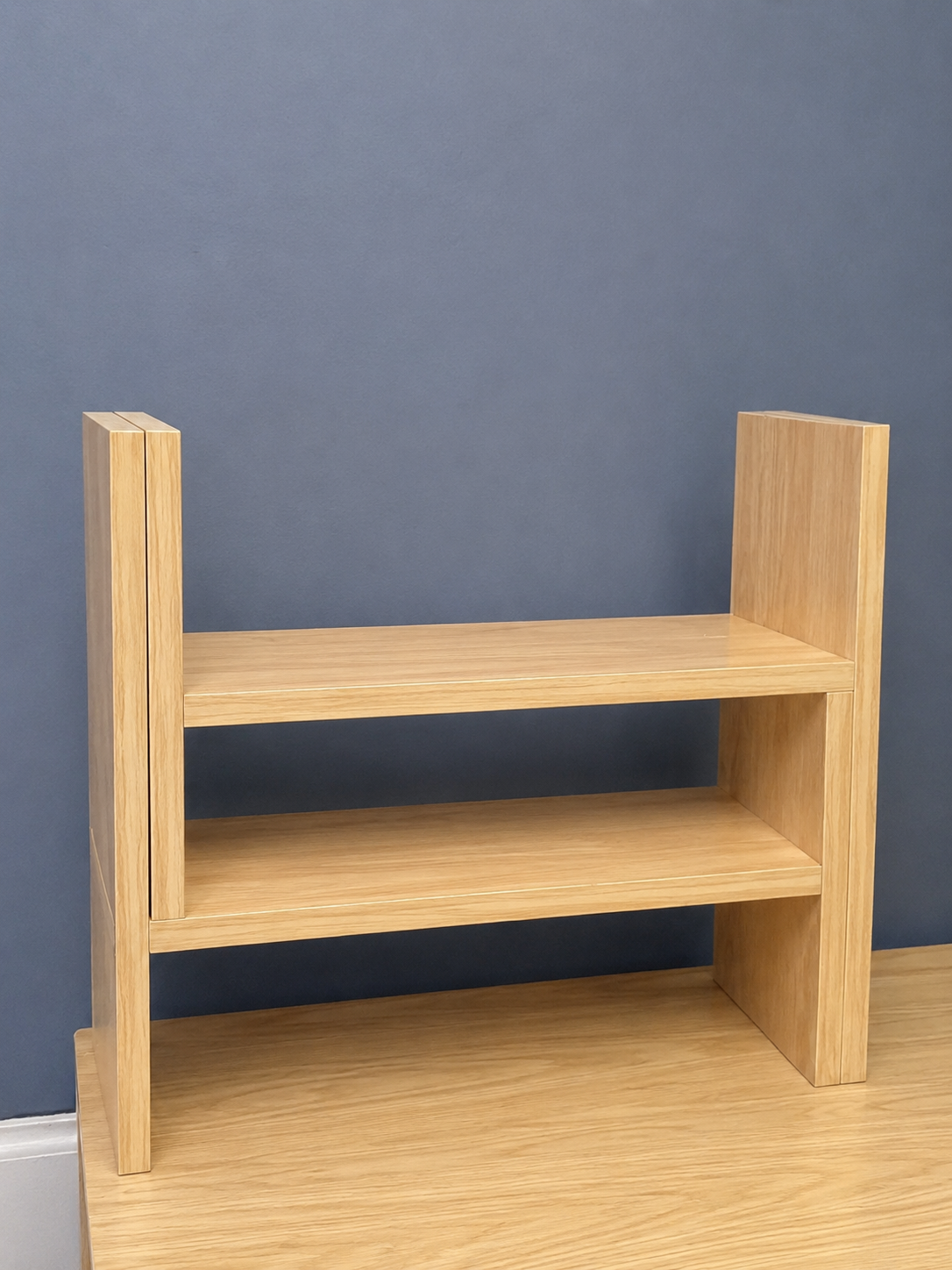 Adjustable MDF Desk Organizer Shelf – 5 Colors